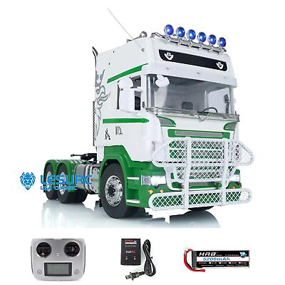 #ad 1 14 LESU Metal RC Assembled Tractor Truck for Tamiya 6x6 Remote Control RTR Car $1820.82