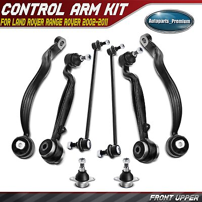 #ad 8pc Front Upper Lower Control Arm Ball Joint Sway Bar for Range Rover 2003 2012 $137.98