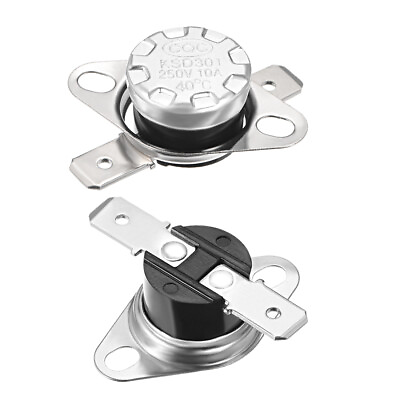 #ad Temperature Control Switch Thermostat 40°C 10A N.C 6.3mm Pin 2pcs $4.34