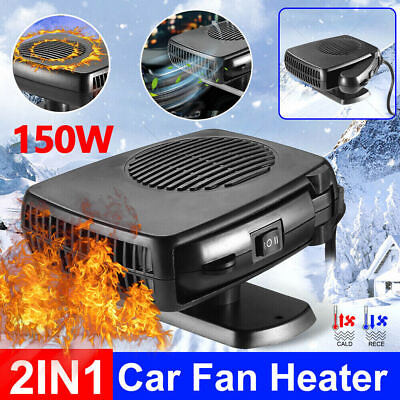 #ad Car Heater 12V 150W Portable Electric Heating Fan Defogger Defroster Demister $10.99