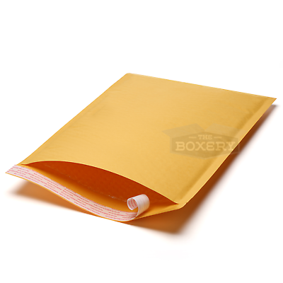 #ad Kraft Bubble Mailers Padded Shipping Protection Envelopes Bubble The Boxery $56.50