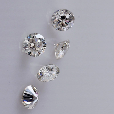 #ad 2 CT Natural White Diamond 5mm Round Cut VVS1 D Grade GDGL Certified R 7 $38.96