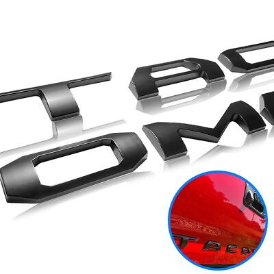 #ad 3D Matte Black Tailgate Insert Letter For Tacoma 2016 2023 Off Road Rear Emblem $12.97