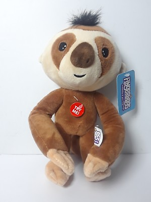 #ad NWT Fingerlings 10 Inch Posable Plush with Sound Brown Sloth $14.99