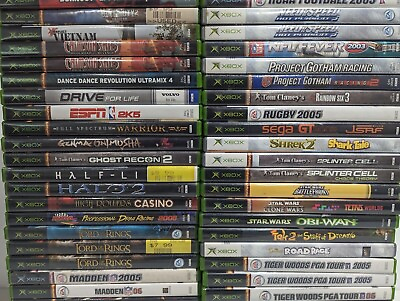 #ad Original Microsoft Xbox Cheap Affordable Games A Z Complete Resurfaced Tested $28.49