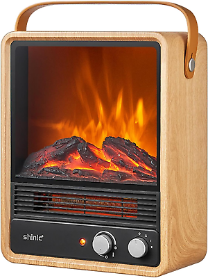#ad Portable Electric Fireplace Heaters for Indoor Use1500W Space Heater Fireplace $122.55