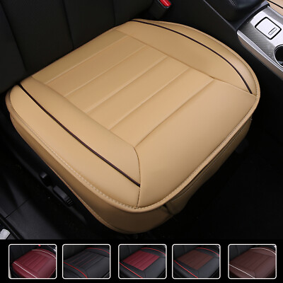 #ad Full Surround Front Car Seat Cover Leather Pad Mat Auto Chair Cushion Protector $11.99