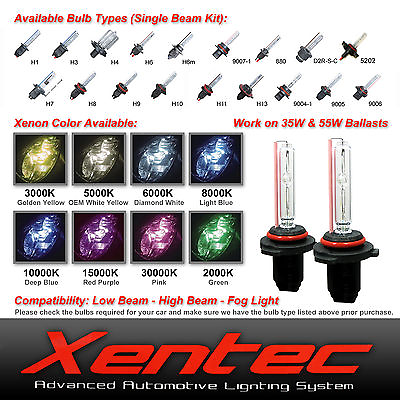 #ad Xentec Xenon Light 35W 55W HID Kit #x27;s Replacement Bulbs H10 H11 9005 9006 5202 $15.78