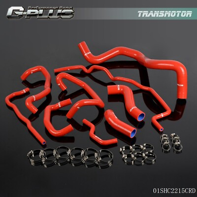 #ad New Fit For 1999 2006 Volkswagen Golf MK4 1.8T Turbo Silicone Radiator Hose Red $56.49