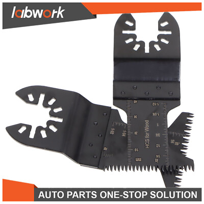 #ad Labwork Metal And Wood Oscillating Multitool Quick Release Saw Blades Kit 60Pack $39.01