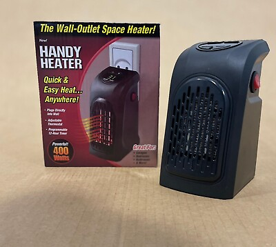 #ad Handy Heater Plug In Personal Heater For Quick And Easy Heat 400 watt $17.99