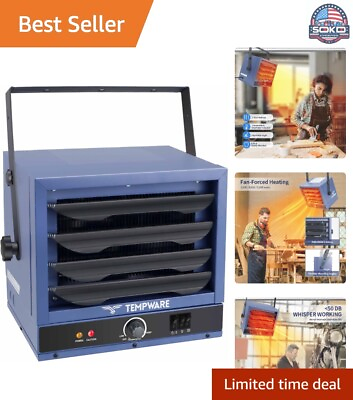 #ad Ceiling Mount Shop Heater 5000 Watt Electric Garage Heater with 3 Heat Levels $166.22