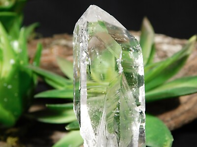 #ad VERY Translucent KULLU Valley Lemurian Quartz Crystal India 40.5gr $39.99