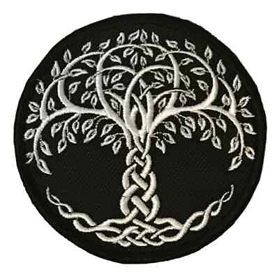 #ad Large Tree Of Life Sew On Iron Embroidered Patch Badge A GBP 5.99