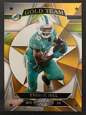 #ad Tyreek Hill 2023 Panini Certified Football Gold Team Miami Dolphins #GT 5 $0.99