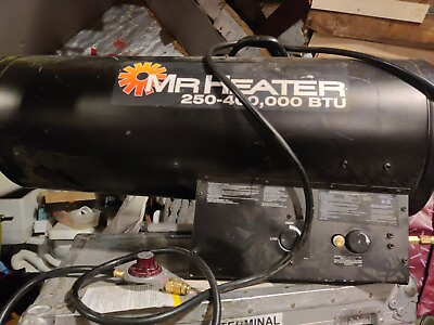 #ad Mr. Heater Propane Forced Air Heater 400000 BTU Auto Shut Off w Hose Regulator $450.00