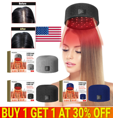 #ad New Infrared Red Light Therapy Cap Hair Loss Treatment Regrowth Helmet US $18.59