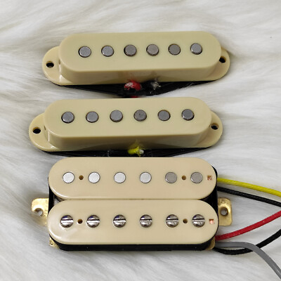 #ad for Strat Electric Guitar SSH Pickups Alnico 5 V Magnet Pre wired Wiring Harness $28.99