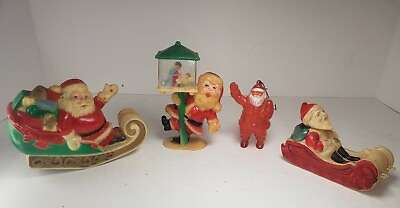 #ad Vintage Lot Old Christmas Decorations Ornament Brite Star 1978 Fun World Japan $29.99