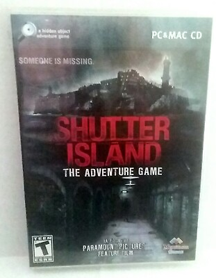 #ad Shutter Island Video Game DVD PC MAC NWT New Rated T Teen 2009 Paramount $9.45