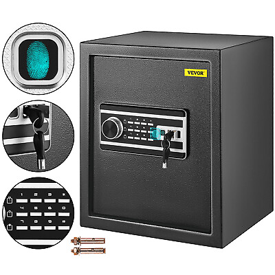 #ad VEVOR Biometric Safe Box Fingerprint 1.7 Cu Feet Security Home Office Hotel Gun $69.99