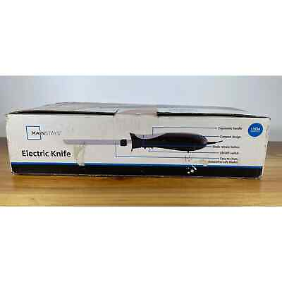 #ad Mainstays Electric Knife Easy Clean Dishwasher Safe Blades Ergonomic Handle $20.00