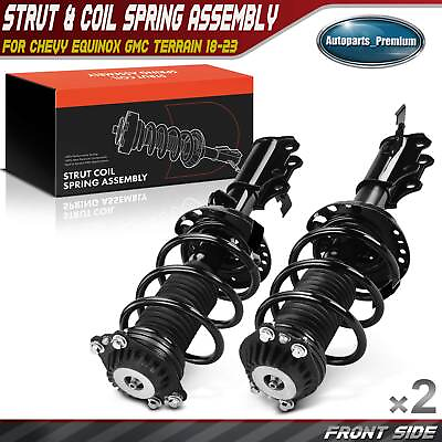 #ad #ad 2xFront Left amp; Right Complete Strut amp; Coil Spring Assembly for Chevy Equinox GMC $225.99