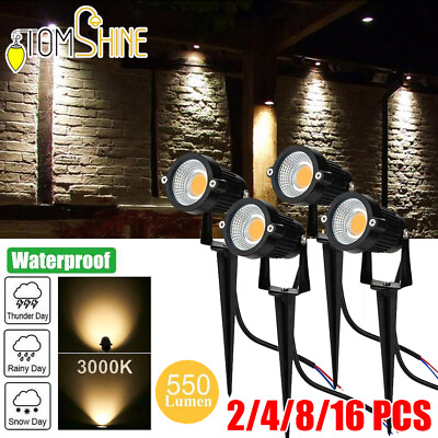 #ad LOT 5W COB LED Landscape Light DC12V Waterproof Outdoor Yard SpotLight Lamp U7Y6 $10.93