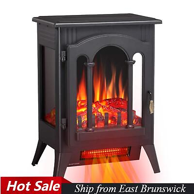 #ad 16quot; Electric Fireplace Freestanding Infrared FireplaceThermostatNJ08816 $89.99