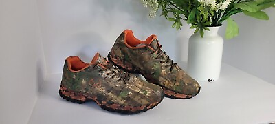#ad RealTree Outfitters Cobra Camouflage Hunting Shoes Mens 9.5 4E EEEE Orange Green $20.70