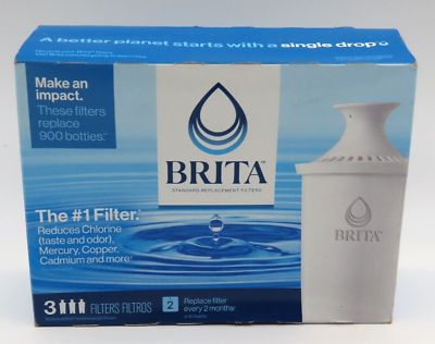 #ad BRITA Standard Replacement Filters Pack of Three $19.00