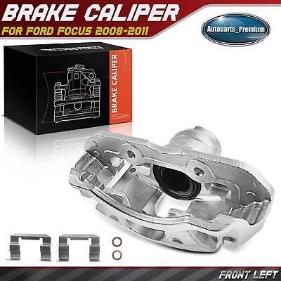 Disc Brake Caliper with Bracket for Ford Focus 2008 2010 2011 Front Driver Side $58.99