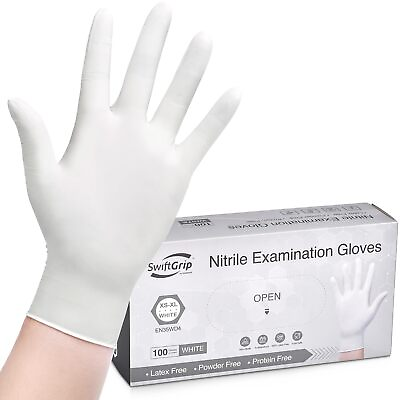 #ad #ad 100pc Disposable Nitrile Exam 3 mil Latex Free Medical Cleaning Food Safe Gloves $6.25