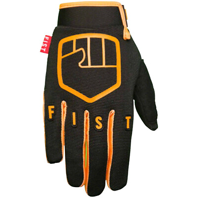 #ad Fist Handwear Robbie Maddison Highlighter Gloves Black Orange Full Finger $22.46