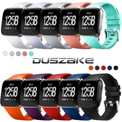 #ad Replacement Silicone Sports Wrist Strap For Fitbit Versa Versa 2 Lite Watch Band $7.99