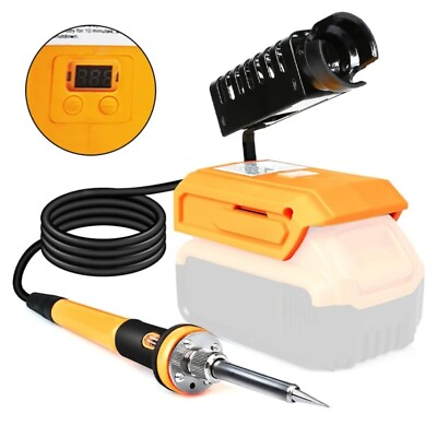 #ad Cordless Electric Soldering Iron Welding Power Tool Fast Heating For Dewalt 20v $26.99