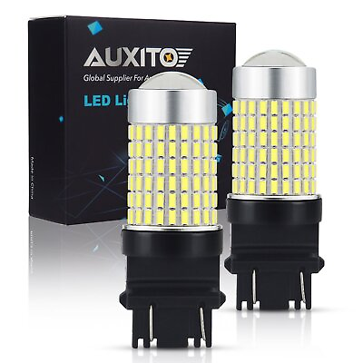 #ad 2X Reverse Backup Lights 3057 3157 4057 WHITE High Power LED Bulbs 2800LM 144H C $13.29