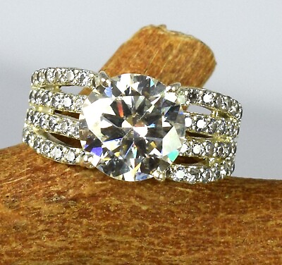 #ad 7.22 Ct Certified Rare White Round Diamond Solitaire Women Valentine#x27;s Gift Ring $242.99