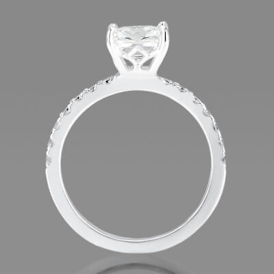#ad 3 4 Carat F VS2 Natural Diamond Engagement Ring Princess Cut 14K Yellow Gold $801.55