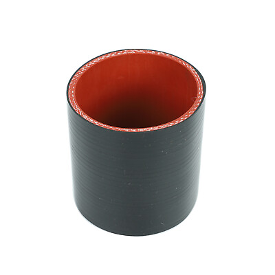 #ad 2quot; inch 51 mm ID Straight Silicone Intercooler Coupler Hose Pipe Black Red $5.50