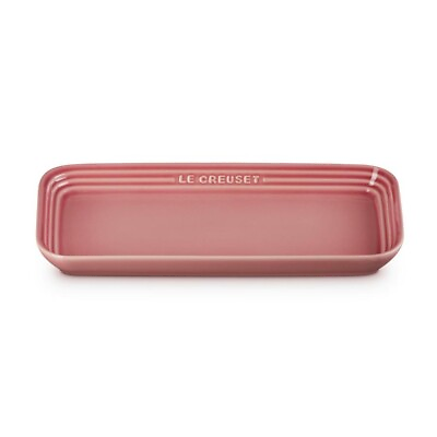 #ad Le Creuset Rectangular Plate 25cm Rose quartz Heat and Cold Resistant $63.99