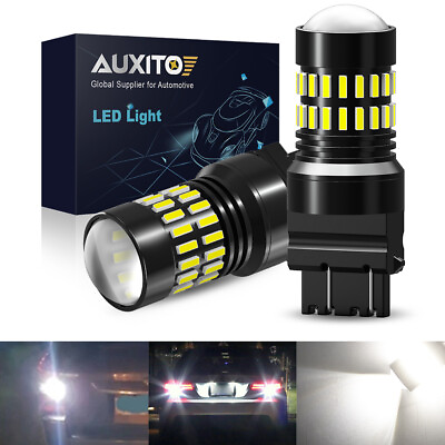 #ad 2x AUXITO 3156 3157 4157 LED Reverse Backup Light Bulbs 6000K Xenon White Bright $12.59