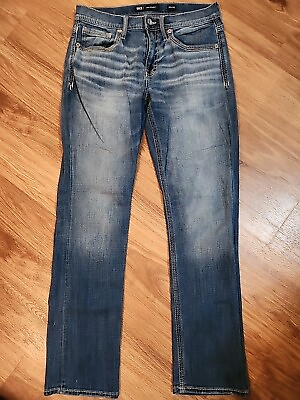 #ad BKE Buckle Jake Straight Mens Size 32x32 Medium Blue Premium Stretch Denim Jeans $34.99