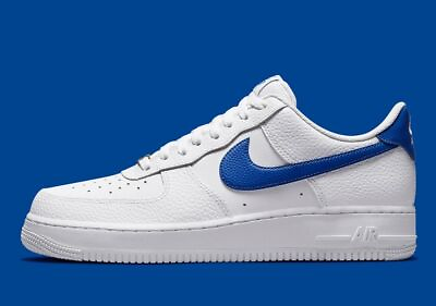 #ad Nike Air Force 1 #x27;07 Shoes White Game Royal Blue Sneakers DM2845 100 Mens Size $113.97