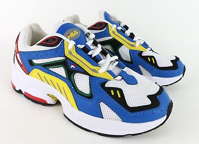 #ad Fila Men#x27;s Archive RJV Lifestyle Shoes White Yellow Blue Red 1RM01545 125 $49.99