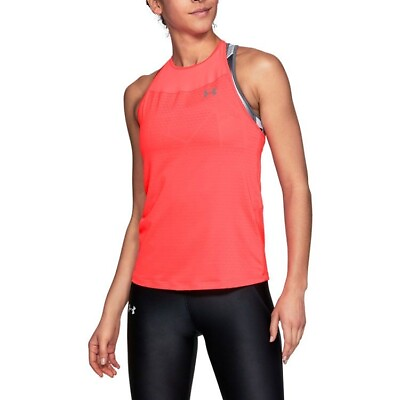 #ad Under Armour Womens HexDelta Sleeveless Tank Brilliance Reflective Large Top NWT $24.95