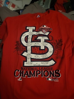 #ad Official MLB Majestic St Louis Cardinals National League Champions 2011 S $15.00