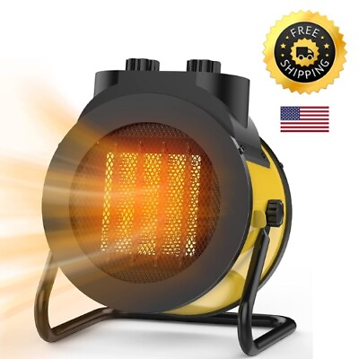 #ad Portable 1500W Electric Space Heater And Fan For Indoor Use Home Low Noise $45.95