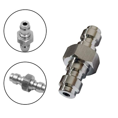 #ad 8mm Air Double Male Quick Disconnect PCP Adaptor Steel Fill Nipple Connector $6.90