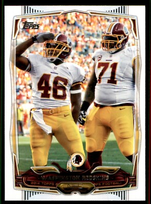 #ad 2014 Football Cards Washington Redskins Alfred Morris Trent Williams Washington $1.64
